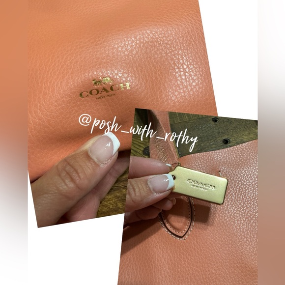 Coach Derby Pebble Leather Tote - Picture 4 of 11